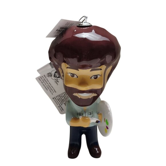 Bob Ross 4 Inch Decoupage Christmas Ornament Holiday Tree Art - Picture 2 of 7